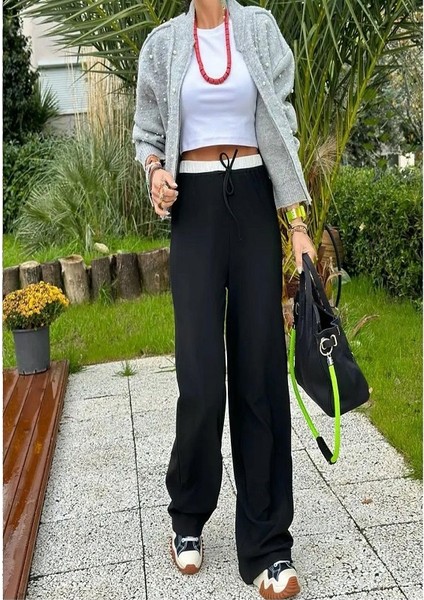 MZR Collection Bel Detaylı Pantalon