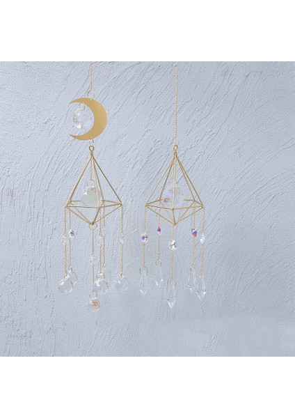 Kuvars Suncatcher, Asılı Gökkuşağı Yapımcısı, Kristal Pencere Dekoru, Kristal Dekor, Anneler Günü Hediyesi Için Kristal Prizma, B (Yurt Dışından) modelleri