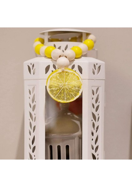 3 Parça Püsküllü Limon Ahşap Boncuk Çelenk, Limon Evi Dekoru, Katmanlı Tepsi Için Çiftlik Evi Dekoru, Masa, Duvar (Yurt Dışından) fırsatları