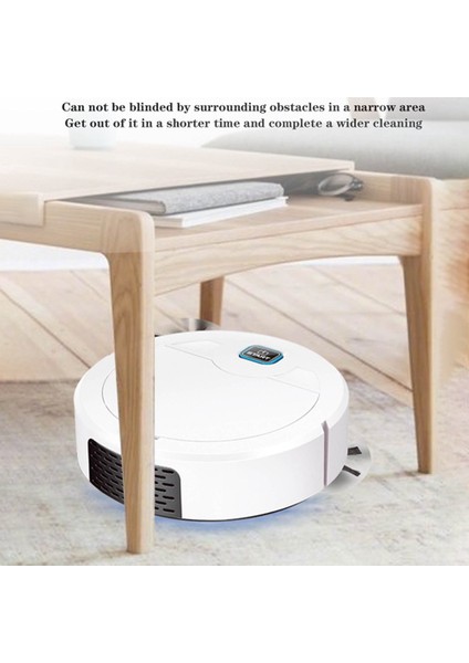 3'ü 1 Arada Akıllı Süpürme Robotu Ev Süpürme ve Vakumlama Uv Kablosuz Elektrikli Süpürge Süpürme Robotları-B (Yurt Dışından)
