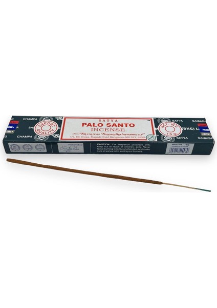 Palo Santo Kokulu Masala Çubuk Tütsü, El Yapımı ve
