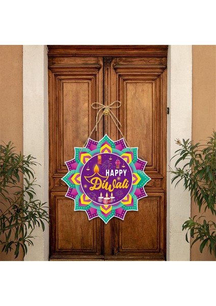 30 Adet Diwali Festivali Süs Kapı Askısı Çiftlik Evi Tarzı Diwali Festivali Ön Kapı Işareti Diwali Festivali Dekor (Yurt Dışından) fiyatları