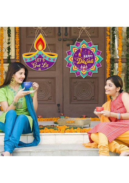 30 Adet Diwali Festivali Süs Kapı Askısı Çiftlik Evi Tarzı Diwali Festivali Ön Kapı Işareti Diwali Festivali Dekor (Yurt Dışından) modelleri