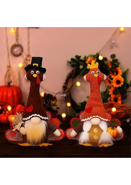 Güz Cüceler Peluş, El Yapımı Parlayan Türkiye Sonbahar Süslemeleri Hasat Hediye, Ev Mutfak Dekor Malzemeleri B (Yurt Dışından) indirimleri