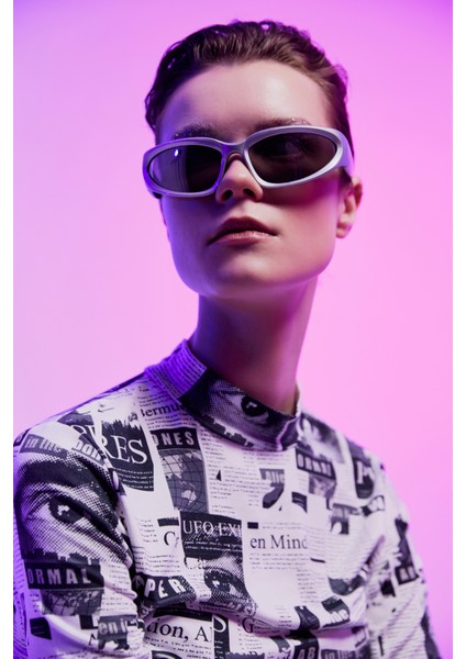 Unisex Gümüş Güneş Gözlüğü APSL001703 fiyatları