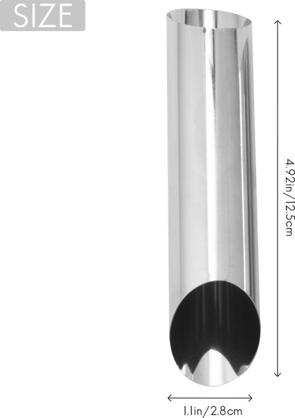 Cannoli Tüpler, 5 Inç Paslanmaz Çelik Cannoli Formları Yapışmaz Krem Boynuz Danimarka Pastası Kabuklu Kremalı Rulo 15'li Paket (Yurt Dışından) fırsatları