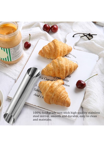 Cannoli Tüpler, 5 Inç Paslanmaz Çelik Cannoli Formları Yapışmaz Krem Boynuz Danimarka Pastası Kabuklu Kremalı Rulo 15'li Paket (Yurt Dışından) indirimleri