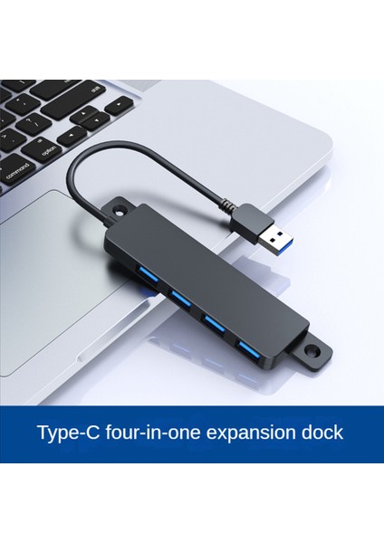 USB Hub 3.0 Çoklu USB Ayırıcı 4 USB Bağlantı Noktası 3.0 Akıllı Telefon Bilgisayar Pro Pc Hub Için Şarj Gücü ile C,30CM (Yurt Dışından)