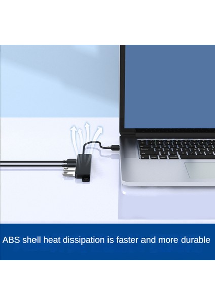 USB Hub 3.0 Çoklu USB Ayırıcı 4 USB Bağlantı Noktası 3.0 Akıllı Telefon Bilgisayar Pro Pc Hub Için Şarj Gücü ile C,30CM (Yurt Dışından)