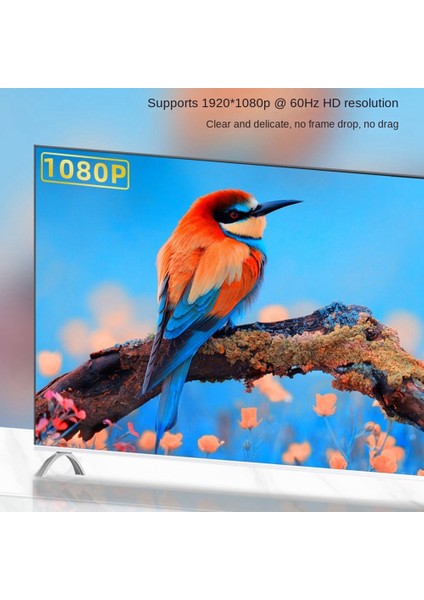 1080P Hd VGA - Pc Projektör Dizüstü Bilgisayar Için 3,5 mm Ses Kablosu Adaptörü ile Hdtv Video Ses Dönüştürücüye Uyumlu (Yurt Dışından)