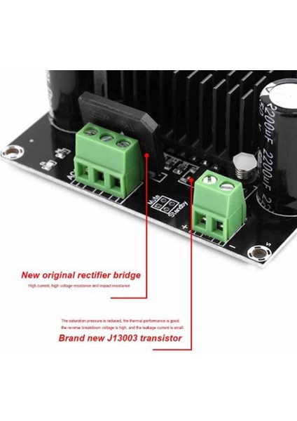 XH-M253 Yüksek Güçlü Mono Kanal Dijital Amplifikatör Devre Kartı Modülü TDA8954TH Çekirdek Btl Modu Ateş Sınıfları 420 W (Yurt Dışından)