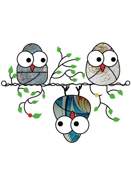 Sevimli Karikatür 3 Kolye Renk Kolye Ev Bahçe Dekorasyon Kapı Asılı Süslemeler, Bir (Yurt Dışından)