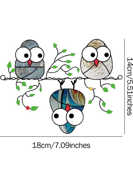 Sevimli Karikatür 3 Kolye Renk Kolye Ev Bahçe Dekorasyon Kapı Asılı Süslemeler, Bir (Yurt Dışından) fiyatları