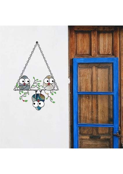 Sevimli Karikatür 3 Kolye Renk Kolye Ev Bahçe Dekorasyon Kapı Asılı Süslemeler, Bir (Yurt Dışından) modelleri