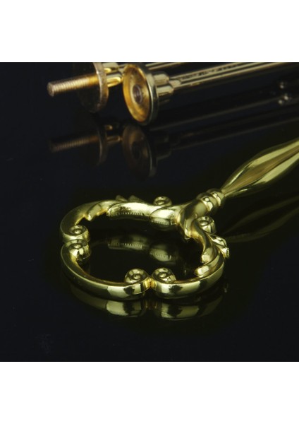 3 Katlı Çiçekli Cupcake Tabağı Kek Standı Montaj Tutamağı (Altın) (Yurt Dışından) indirimleri