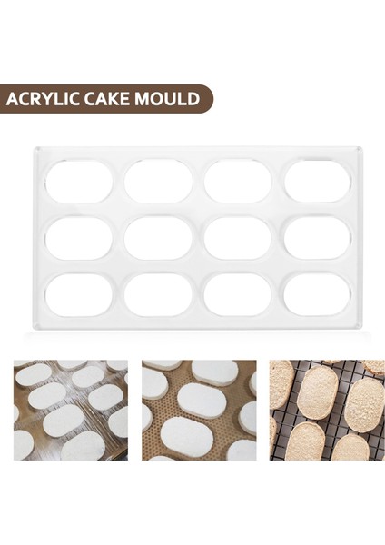 Dacquoise Kek Kalıbı Akrilik Kurabiye Kalıbı Makaron Tatlı Fırın Japonya Dıy Pişirme Aracı (Yurt Dışından) modelleri