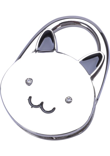 Siyah Karikatür Katlanabilir Gümüş Ton Çanta Kancası Nemli Yerleşimler Kauçuk Taban (Yurt Dışından) fiyatları