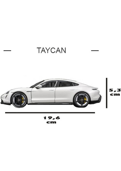 Karsan Welly 1:24 Porsche Taycan Turbo S 24107W fırsatları