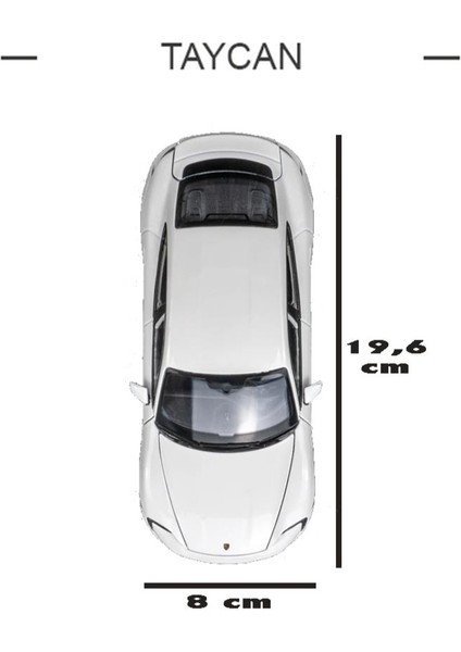 Karsan Welly 1:24 Porsche Taycan Turbo S 24107W indirimleri