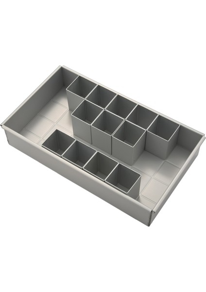 Alüminyum Alaşımlı Dikdörtgen Kek Kalıbı Pişirme Tepsisi Mektup Numarası Kek Kalıbı Bakeware Tava Ayarlanabilir Kalıp Çikolata Fırın Pişirme Kabı (Yurt Dışından)