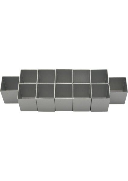 Alüminyum Alaşımlı Dikdörtgen Kek Kalıbı Pişirme Tepsisi Mektup Numarası Kek Kalıbı Bakeware Tava Ayarlanabilir Kalıp Çikolata Fırın Pişirme Kabı (Yurt Dışından)
