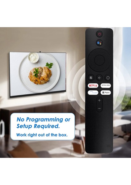 Xmrm-M8 Uzaktan Kumanda Mi Tv 5A Serisi Için Değiştirin L65M6-RA X43 Için Bluetooth Sesli Uzaktan Kumanda (Yurt Dışından)