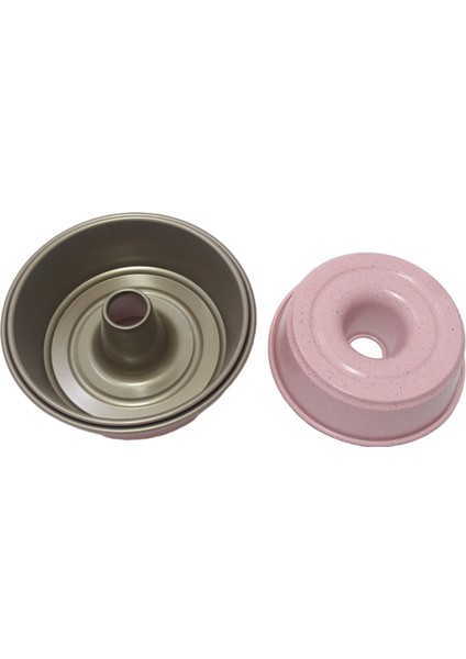 Şifon Melek Gıda Kek Kalıbı 8 Inç Pembe Serpin Yuvarlak Donut Baca Kalıbı (Yurt Dışından) modelleri