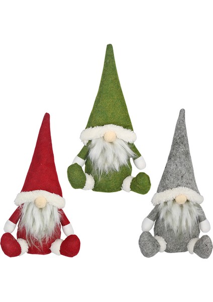 Ev Için Yüzü Olmayan Noel Baba Bebek Noel Gnome Peluş Figürinler Doğum Günü Hediyesi Için 3'lü Paket (Yurt Dışından) fiyatları