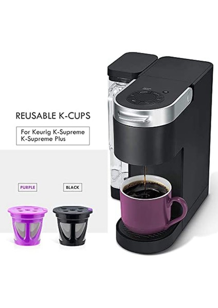 -4 Mor Için Yeniden Kullanılabilir Kahve Kapsülleri Kupası Için Yeniden Kullanılabilir Kahve Filtre Bölmeleri Için Doldurulabilir K Bardaklar (Yurt Dışından) indirimleri