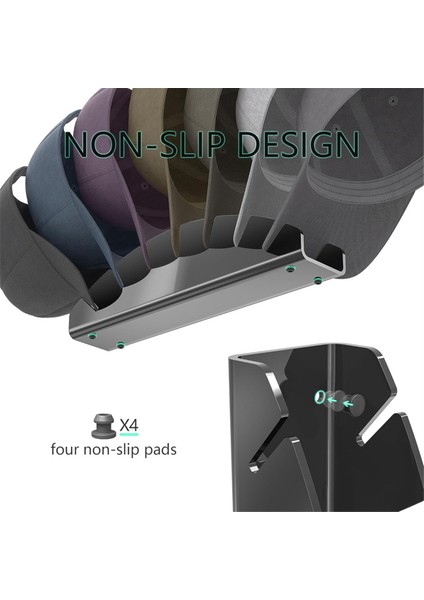 Beyzbol Şapkaları Için Şapka Organizatörü Standı, 7 Beyzbol Şapkası Için Şapka Tutucu, Serbest Daimi Şapka Organizatörü, Şapka Ekran Standı B (Yurt Dışından) fırsatları