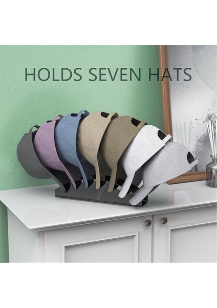 Beyzbol Şapkaları Için Şapka Organizatörü Standı, 7 Beyzbol Şapkası Için Şapka Tutucu, Serbest Daimi Şapka Organizatörü, Şapka Ekran Standı B (Yurt Dışından) indirimleri