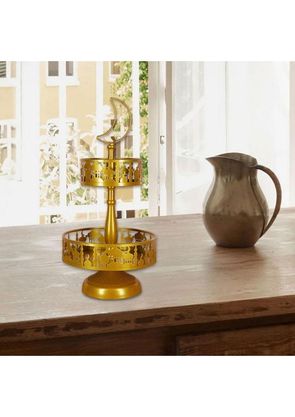 Ramazan Tepsi Eid Mubarak Plaka Müslüman Metal Tepsi Parti Kahvaltı Akşam Yemeği Için Servis Tatlı Pasta Ekran Tutucu C (Yurt Dışından) fiyatları