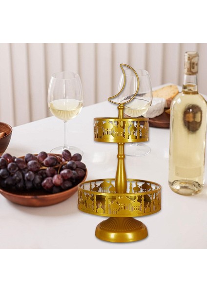 Ramazan Tepsi Eid Mubarak Plaka Müslüman Metal Tepsi Parti Kahvaltı Akşam Yemeği Için Servis Tatlı Pasta Ekran Tutucu C (Yurt Dışından) fırsatları