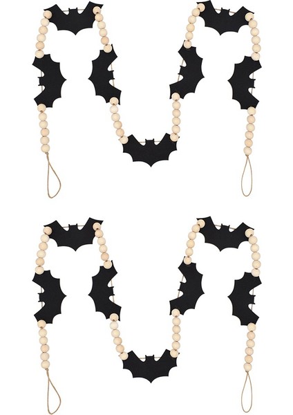 Boncuklu Yarasa Etiketi Ev Aksan Dekor Çelenk Cadılar Bayramı Çelenk Yarasalar Çelenk Boncuk Garland Halat ile Bahçe Ağacı Dekorasyon (Yurt Dışından) fiyatları