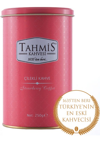 Dağ Çilekli Türk Kahvesi Orta Kavrulmuş 250 gr Teneke