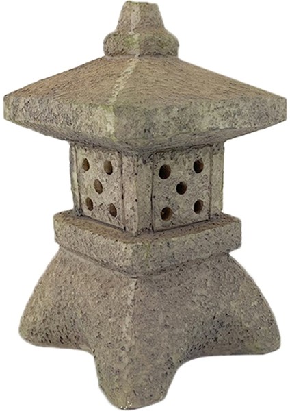 Bahçe Aksesuarı Süs Güneş Enerjili Reçine Pagoda Fener Saray Fenerler Kulesi Heykeli Güneş Lambası Bahçe Dekor B (Yurt Dışından)