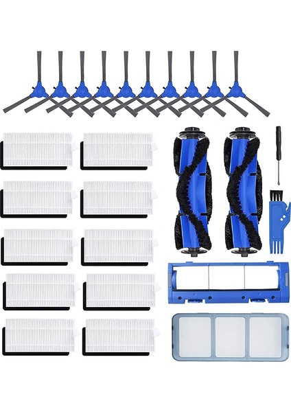 Yedek Parça Rulo Fırça Yan Fırçalar Robovac 11S 30 Robotik Süpürge Aksesuarları Için Filtreler (Yurt Dışından)