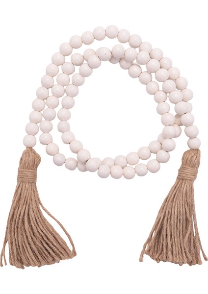 Ahşap Boncuk Çelenk Püsküller, Çiftlik Evi Boncuk Rustik Ülke Dekor Namaz Boho Boncuk Duvar Asılı Dekorasyon Ahşap Renk (Yurt Dışından) fırsatları