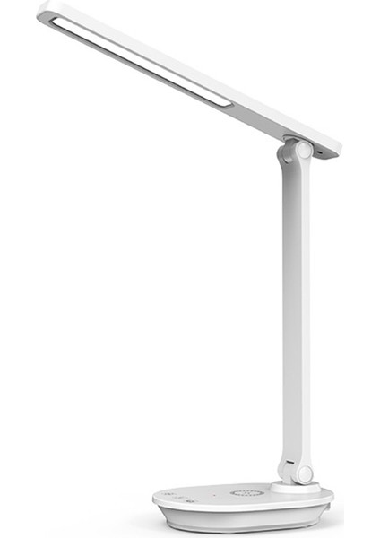 Masa Lambası, USB Şarj Bağlantı Noktalı LED Masa Lambası, 15W Kablosuz Şarj Cihazı, Ev Ofis Için Masa Lambaları, Göz Bakımı (Yurt Dışından)