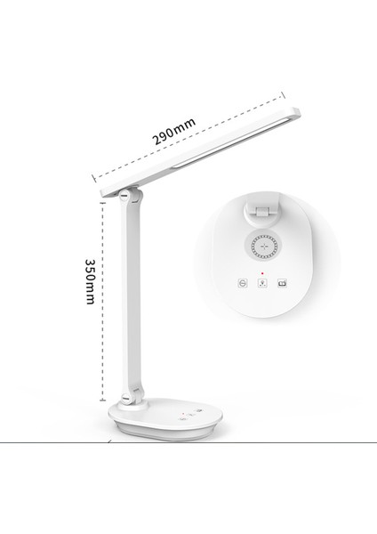 Masa Lambası, USB Şarj Bağlantı Noktalı LED Masa Lambası, 15W Kablosuz Şarj Cihazı, Ev Ofis Için Masa Lambaları, Göz Bakımı (Yurt Dışından) modelleri