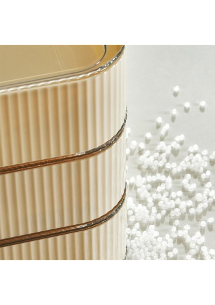 Masaüstü Kozmetik Saklama Kutusu Toz Geçirmez Makyaj Organizatör Pamuk Pedler Için Banyo Takı Organizatör Kozmetik Için (Yurt Dışından)