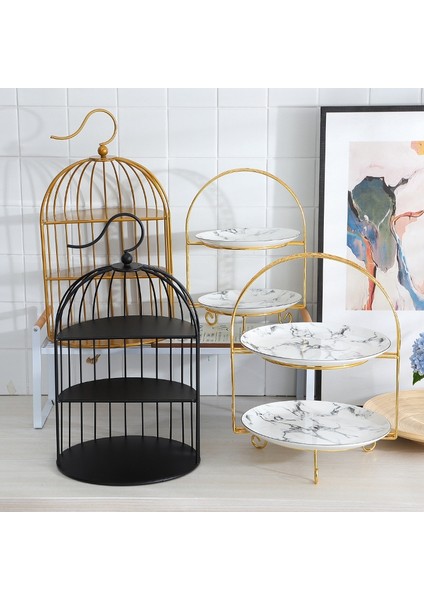 Kafes Gıda Standı Vitrin Üç Katlı Tatlı Masa Tepsisi Kek Rafı Ikindi Çayı Merkezi Raf C (Yurt Dışından) modelleri