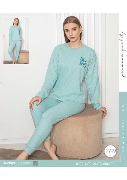 Kadın Interlok Kışlık Pijama Takımı fırsatları