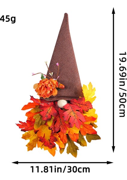 Kapı Dekoru Için Güz Çelengi, Sonbahar Hasadı Için Akçaağaç Yaprağı Peri ile Güz Burcu Ön Sundurma Duvar Şömine Güz (Yurt Dışından) fırsatları