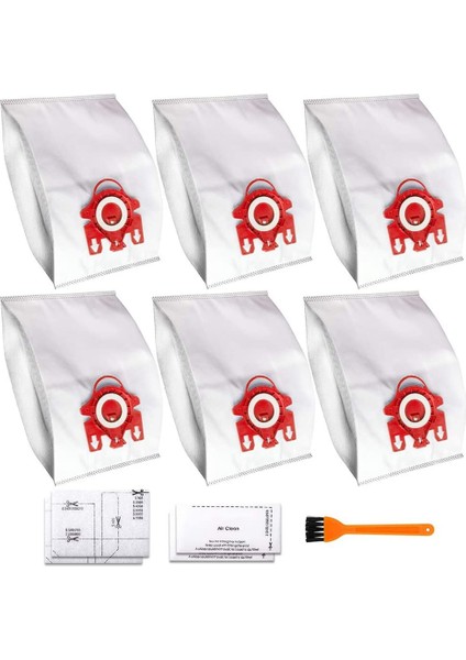 Adet Yedek Uyumlu Airclean 3D Verimli Toz Torbası Fjm Elektrikli Süpürge Için Parçayı Değiştirir 10123220 (Yurt Dışından)