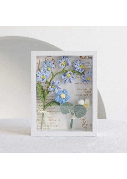 Tığ Işi Yün Çiçek Bitmiş Örme Buket Fotoğraf Süsleri Kolye Günü Hediyesi Pembe (Yurt Dışından) modelleri