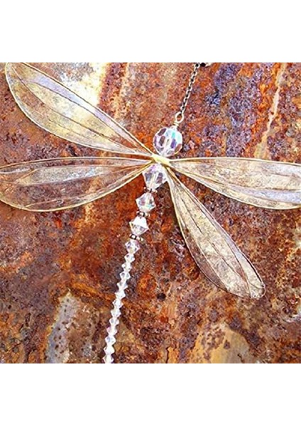 Suncatcher Yusufçuk, Kristaller ile Küçük Dazzle Fly Dragonfly Güneş Yakalayıcı, Gökkuşağı Yapımcısı Kolye Pencere Asılı Süsleme (Yurt Dışından)