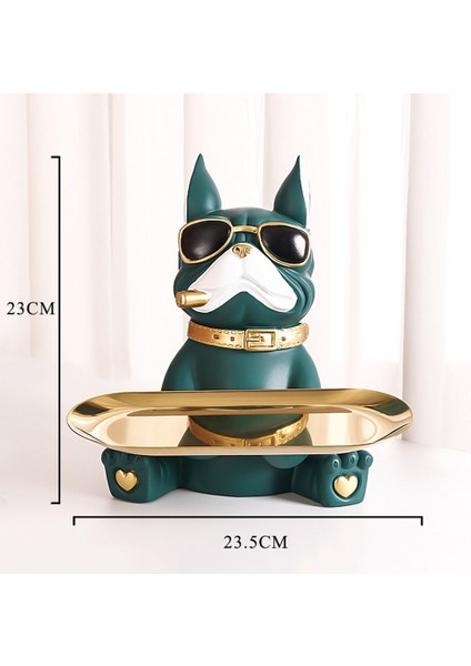 Serin Bulldog Figürleri Reçine Hayvan Heykel Süsler Depolama Odası Dekor Modern Çok Fonksiyonlu Heykel Ev Dekor Için, 3 (Yurt Dışından) indirimleri