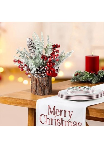 Küçük Noel Ağacı, Noel Süsleri ile Yapay Noel Ağacı Çam Kozalağı Berry, Masaüstü Noel Ağacı (Yurt Dışından) fiyatları