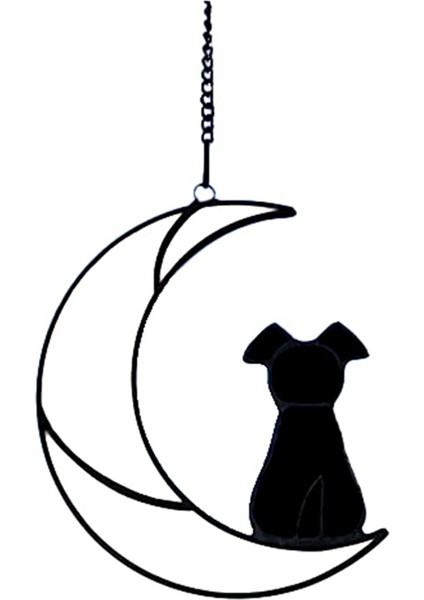 Köpek Severler Için Vitray Pet Köpek Anıt Hediyeler, Pencere Asma Süs Suncatcher, Köpek Kaybı Sempati Hediye B (Yurt Dışından) indirimleri